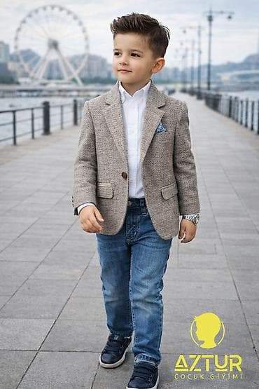 Donlar: Aztur Çocuk Giyimi – oğlan uşaqları üçün şık dəst - Klassik tük — 1