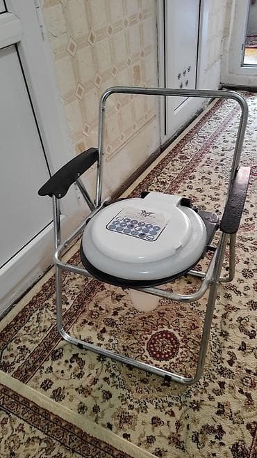 кресло туалет: Köməkçi tualet stulu (komod kreslo) - Portativ, sərt metal karkaslı — 7