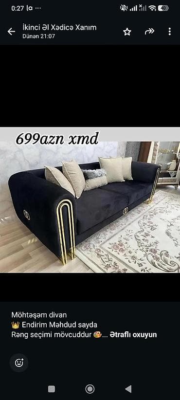 qubka: Möhtəşəm divan 👑 Endirim Məhdud sayda Rəng seçimi mövcuddur 🎨 28 — 3
