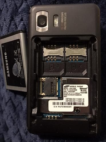 bluetooth qulaqlıq: Samsung D980 Duos, rəng - Qara, İki sim kartlı — 4
