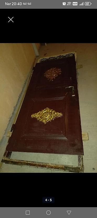 damir qapı: 240sm*1m təmiz rus dəmiri Dəmir giriş qapısı - Material: qalın — 3