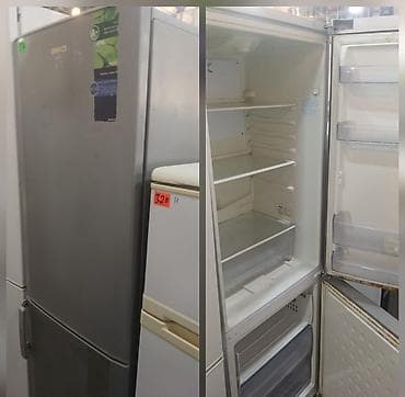 samavar satisi: 2 qapılı Beko Soyuducu Satılır, rəng - Boz — 1