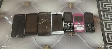 telefonlar 32 s: Telefonlar dəsti – 7 ədəd Tərkib: - Samsung sensorlu smartfon (qara — 1