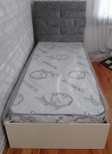 mebel dəsti: Təknəfərlik çarpayı, Bazasız, Matras ilə, Siyirməsiz — 3