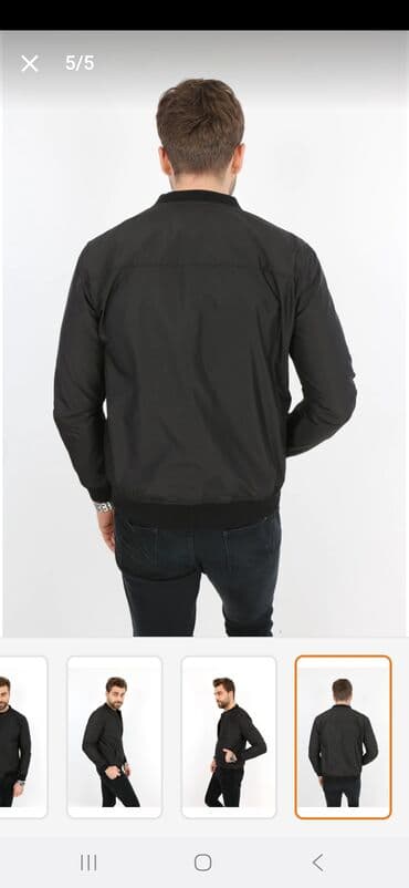 kişi geyim: Kurtka, Bomber, Payız, M — 1