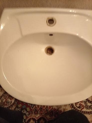 candan ütü: Keramik əl-üz yuma lavabosu - Material: səmintifli keramik (porşelen — 1