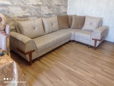 Другая мебель: Угловой диван, Новый, Нераскладной, Без подьемного механизма, Ткань, Нет доставки — 2