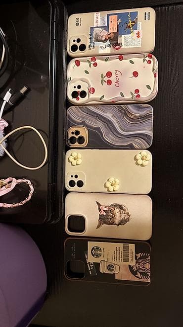 IPhone üçün dekorativ telefon qabları dəsti - Modellər: iPhone 11 və — 1