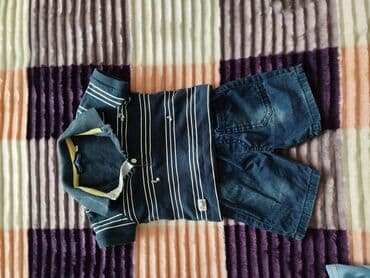 sevgililer ucun dest geyimler: Uşaq geyimləri dəsti - Krem rəngli uzunqol bodi: ön hissədə şirin — 6