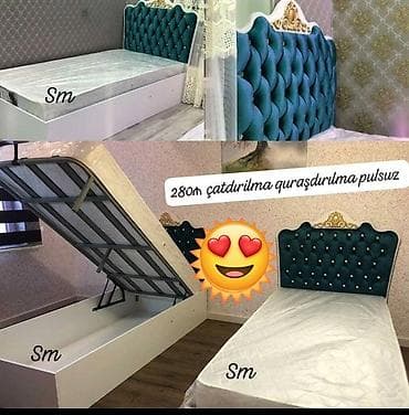 кухонный мебель: Новый, Односпальная кровать, С подъемным механизмом, Без выдвижных ящиков — 1