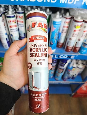 kley: FAB Standard Universal Acrylic Sealant – Ağ/White 615 - Universal — 1