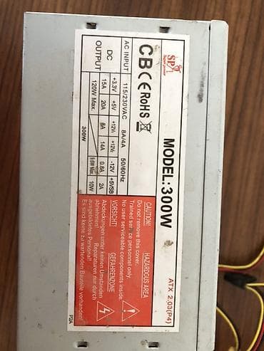 noutbuklar satilir: Qida bloku 300 W — 1