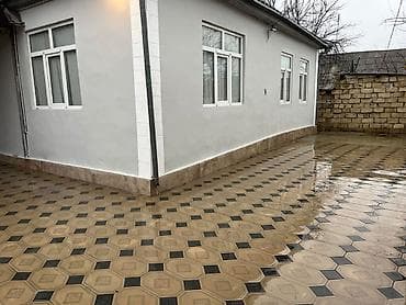 ev satlir: 3 otaqlı həyət evi - Planlama: geniş dəhliz, işıqlı zal, 2 yataq — 1
