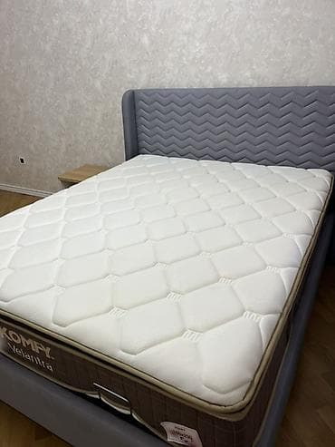islenmis matras: Yeni, İkinəfərlik çarpayı, Bazalı, Matras ilə — 2