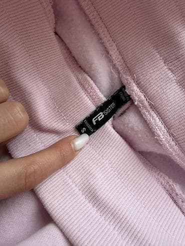 hoodie: Svitşot, S, M, rəng - Çəhrayı — 4