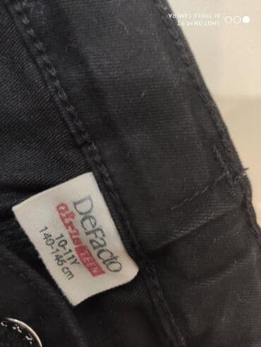 boş şalvar: Cins şalvar, Qız üçün, 10 - 12 yaş — 2