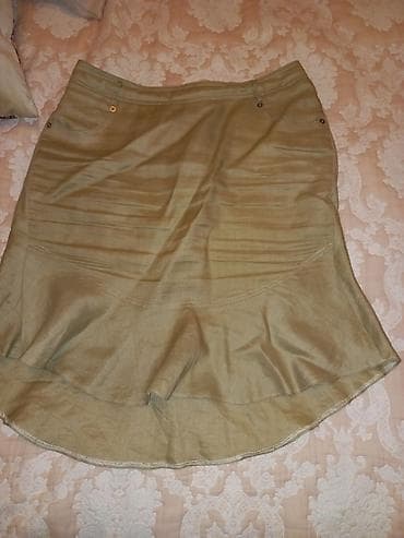 qadinlar: Midi Ətək, Calvin Klein, Kətan, M — 10