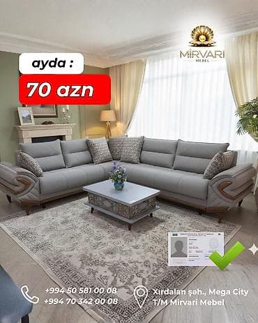 kunc divan gence: Künc divan, Yeni, Açılan, Bazalı, Çatdırılma yoxdur — 3