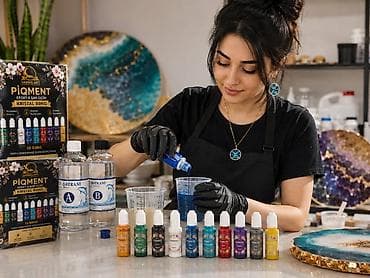 🎨 Epoksi, Parafin, Silikon və Hobi Dünyası Bir Arada! 10 rəng 1 dəst lalafo.az -da 🎨 Epoksi, Parafin, Silikon və Hobi Dünyası Bir Arada! 10 rəng 1 dəst