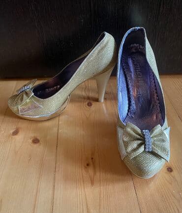 Bentley: Tuflilər, Ölçü: 37, rəng - Qızılı, İşlənmiş — 1