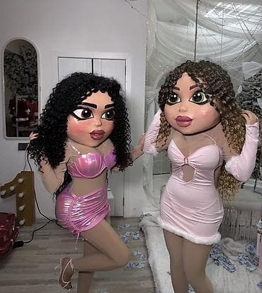 qar qız: Karnaval və tədbirlər üçün iri başlı kukla-maskot obrazları İki — 8