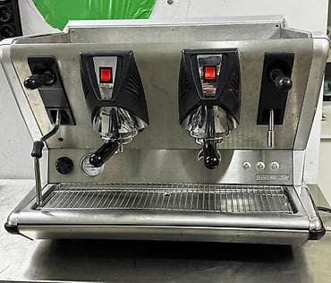 Restoran, kafe avadanlığı: İki qruplu peşəkar espresso aparatı - Korpus: paslanmayan polad, bar — 1