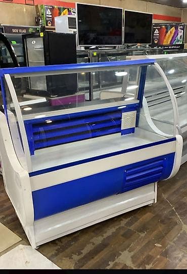 Ticarət printerləri və skanerləri: Vitrin tipli soyuducu tezgah - Məhsulların ön tərəfdən açıq, üstü — 1