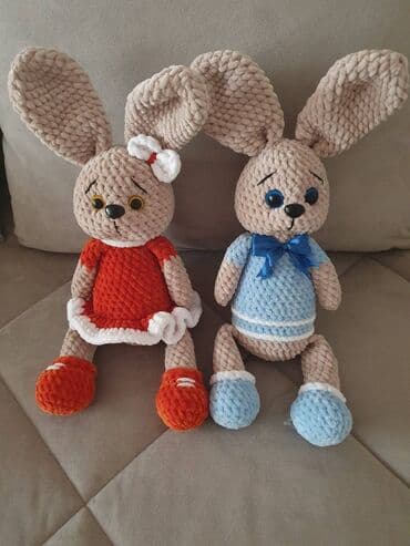 uşaq oyuncaqları taçki: İki dovşan — 1