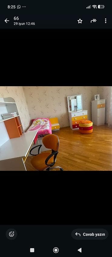 pendir: 077 613 12 74. Uşaq/yeniyetmə otağı üçün mebel dəsti Komplekt — 2