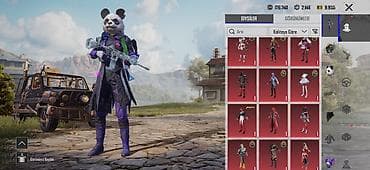 gümüş dəst: PUBG Mobile hesabı – zəngin kolleksiya və nadir görünüşlər — 3