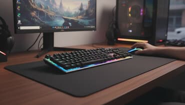 klaviatura satışı: Klavyatura və maus dəsti işıqlıdır usb ilə Yenidir Telefon üçün Deyil — 2