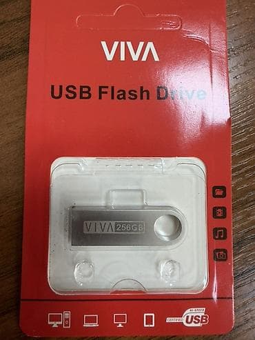 VIVA USB Flash Drive – 256 GB Yenidir! - Yaddaş həcmi: 256 GB -