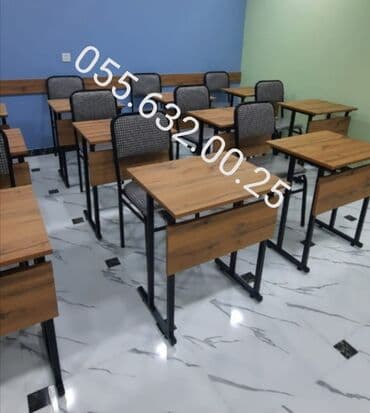 uşaq stol stul: Tədris kursları üçün stol stul desti masa və oturacaqlar dəstləri — 3