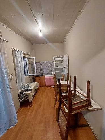 Комнаты: Kirayə üçün kiçik studiya tipli otaq - Plan: girişdən salon/yataq — 2