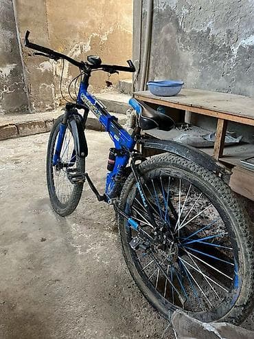 velipsipet 28 salon: Dağ velosipedi – 26" təkər, yığma (katlanır) gövdə - Rəng: mavi-qara — 3