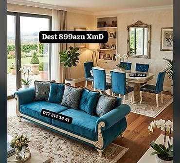 Qonaq otağı üçün dəst – 899 AZN Tərkib: - 1 ədəd üçnəfərlik divan - lalafo.az -da Qonaq otağı üçün dəst – 899 AZN Tərkib: - 1 ədəd üçnəfərlik divan -