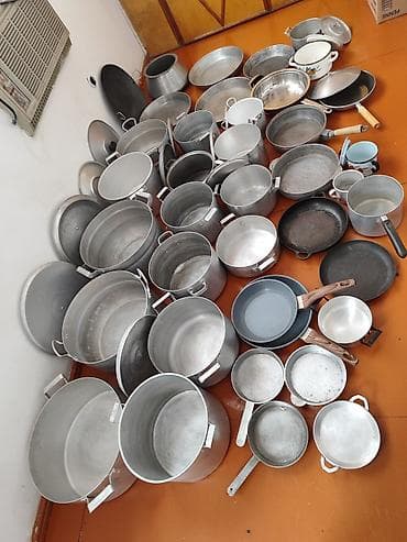 sac qazan: Rəng - Gümüşü, Alüminium — 1