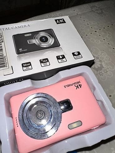 📷 4K Rəqəmsal Kamera – Yeni kimi, 32 GB kart və tam komplekt Satılır — 2