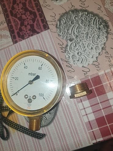 tumsuz nar: Məhsul: Manometr (aşağı təzyiq üçün) Təsvir: - Ölçü vahidi: mbar - — 4