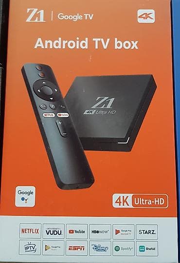 TV antenlər: Yeni Smart TV boks Google TV 16 GB, Android — 1