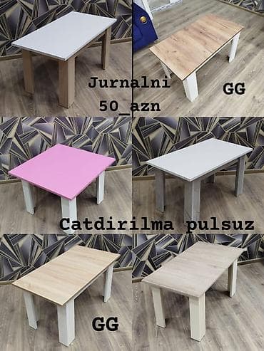 restoran stulları: Yeni və Sifarişlə Jurnalni 50_azn Ölçü 90/50 Yerdən hund 48sm Rəng — 1