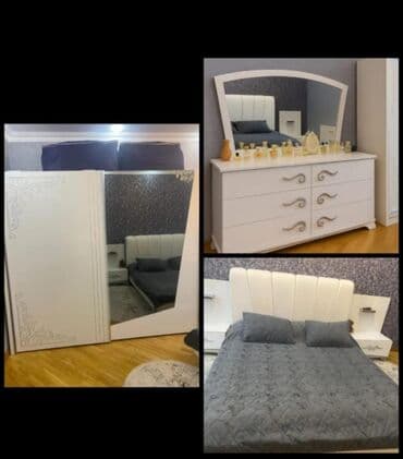 Divanlar: İkinəfərlik çarpayı, Dolab, Termo, 2 tumba, İşlənmiş — 1