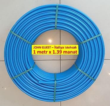 turbalar: JOHN GUEST su xətti borusu – İtaliya istehsalı - Rəng: mavi - — 1