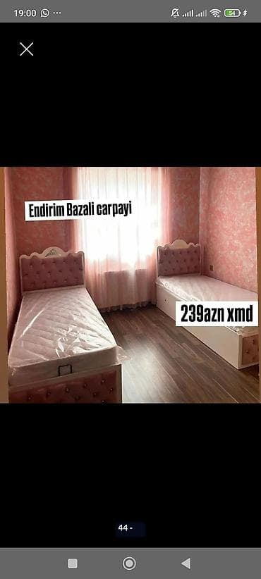 usag ucun: Bazalı çarpayı – endirimli - Model: bazalı tək nəfərlik çarpayı - — 1