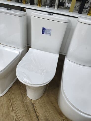 Kompakt unitaz – ikili düyməli su çəni ilə - Brend: AKDENİZ (etiketdə