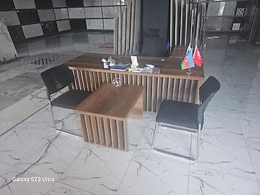 Ofis resepsiyon/stol dəsti tecili satilir oturacaqlari yoxdu