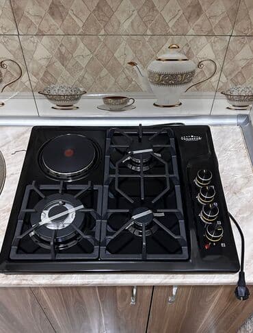 4 qapılı xaladenik: Плита Комбинированная, Настольная, 4 конфорки, Новый — 1