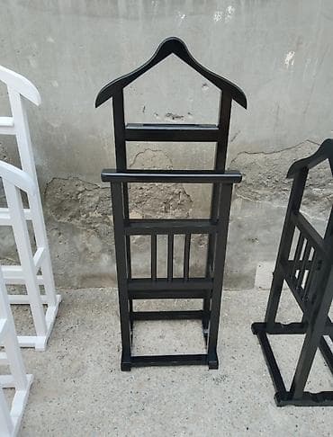 Taxtadan hazırlanmış paltar asılqanı/valet stendi - Material: möhkəm