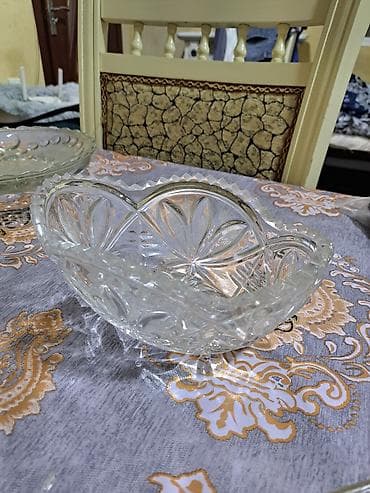 Salam xrustal meyve qabı satılır 50mnt, vaza 50mnt — 1