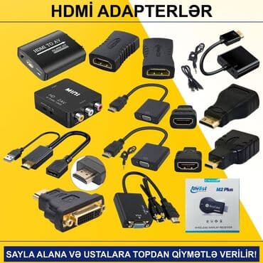 кабель hdmi vga: HDMİ Adapterlər SAYLA ALANA VƏ USTALARA TOPDAN QİYMƏTLƏ VERİLİR! ⭐HDMİ — 1